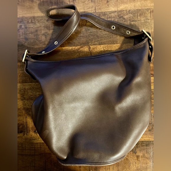 Coach Handbags - Coach Genuine Leather Bucket Bag